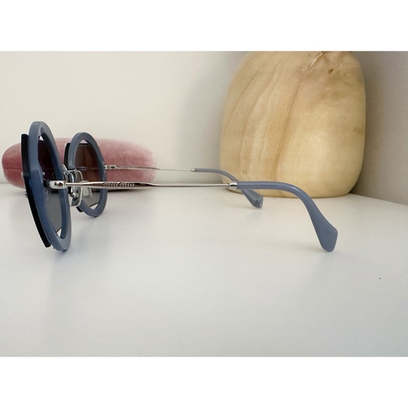 MIU MIU ~ REVEAL GLITTER Women’s Sunglasses - Picture 7 of 11